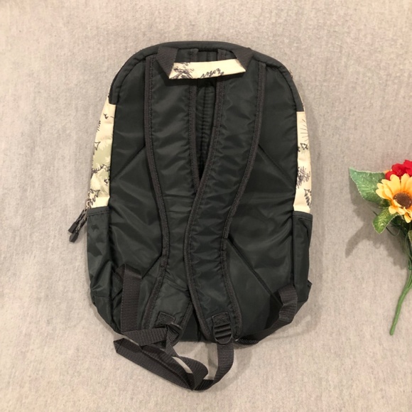 NWT - Eastport Black & Cream Forest Motif Deluxe Sport Backpack main image 12
